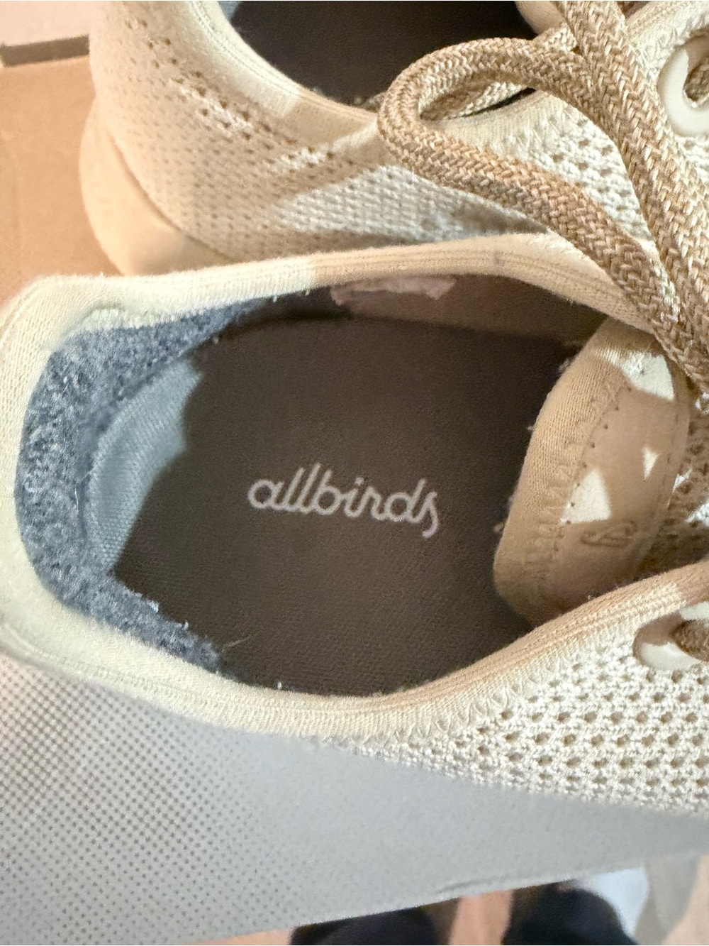Allbirds Tree Runners in wheat size 8 - Picture 3 of 5